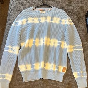 Scotch & Soda Light Blue and Cream Crewneck Sweater